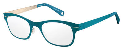 Safilo Design Saw 002 Eyeglasses, 0THY(00) Matte Blue Gold