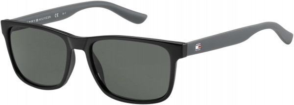 Tommy Hilfiger TH 1418/S Sunglasses, 0VY0 Shiny Black