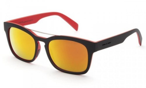 Italia Independent 0914 SCR Sunglasses, Black / Red (0914 SCR.009.053)