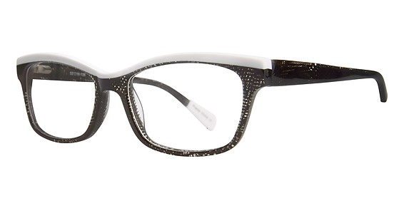Avalon 8066 Eyeglasses, White/Black
