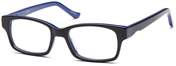 Trendy T 26 Eyeglasses, Black Blue