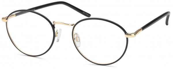 Di Caprio DC145 Eyeglasses, Black Gold