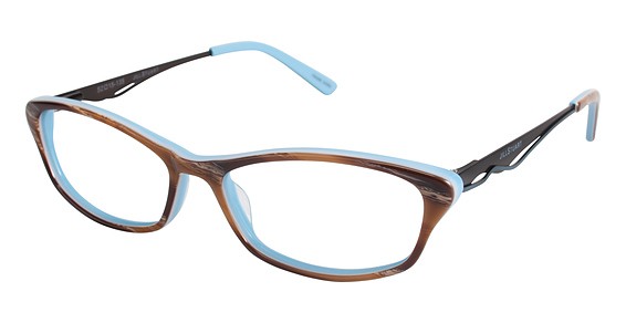 Jill Stuart JS 348 Eyeglasses, 2 Dark Brown
