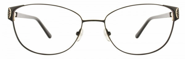 Cote D'Azur Boutique-196 Eyeglasses, 3 - Black / Gold