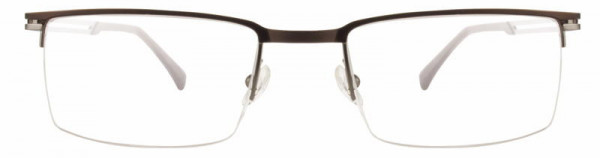 Michael Ryen MR-246 Eyeglasses, 2 - Chocolate / Gunmetal