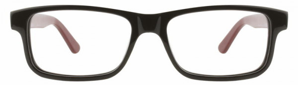 Adin Thomas AT-344 Eyeglasses, 3 - Black / Red