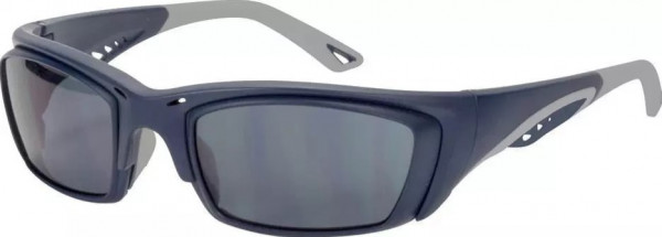 Hilco Pit Viper Sunglasses, Matte Navy Silver (Gray)