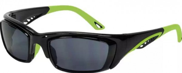 Hilco Pit Viper Sunglasses, Shiny Black Lime Green (Gray)
