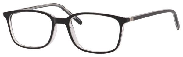 Enhance EN3941 Eyeglasses, Shiny Black/Crystal