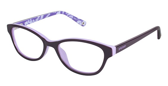 Sperry Top-Sider Portlight Eyeglasses, C03 EGGPLANT/PURPLE