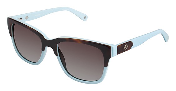 Sperry Top-Sider Langley Sunglasses, C02 Tortoise / Blue (Dark Brown Gradient)