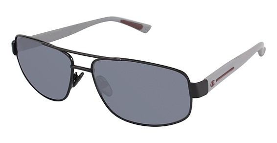 Champion 6026 Sunglasses, C02 Shiny Black (Silver)