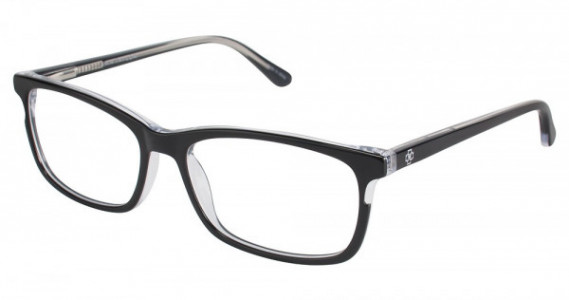 Ann Taylor AT324 Eyeglasses, C01 BLACK/CRYSTAL