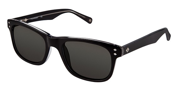 Sperry Top-Sider Wainscott Sunglasses, C01 Black / Crystal (G-15)