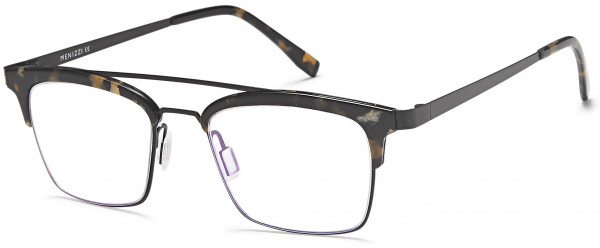 Menizzi M3095 Eyeglasses, 01-Black Marble/Gun