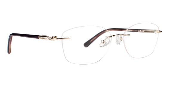 Totally Rimless TR 245 Riviere Eyeglasses, GLD Gold