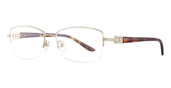 Adrienne Vittadini AV1194 Eyeglasses, Gold