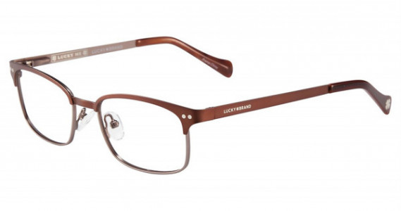 Lucky Brand D803 Eyeglasses, BROWN