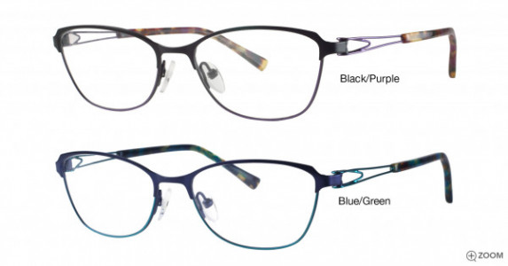 Bulova Kitty Hawk Eyeglasses, Blue/Green