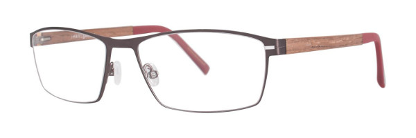 Jhane Barnes Quadrilateral Eyeglasses, Gunmetal