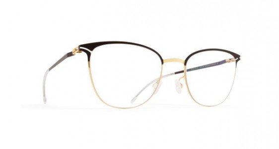 Mykita ULLA Eyeglasses, GOLD/DARK BROWN
