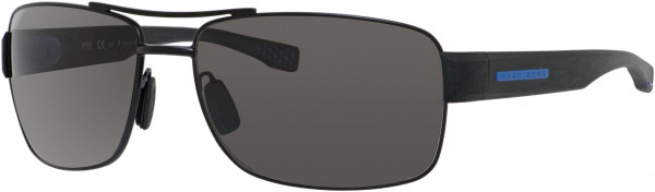 HUGO BOSS Black Boss 0801/S Sunglasses, 0XQ4 Matte Black