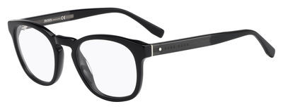 HUGO BOSS Black Boss 0804 Eyeglasses, 0128(00) Black Dark Gray