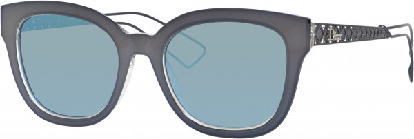 Christian Dior Diorama 1 Sunglasses, 0Y1C Light Blue Crystal