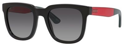 Gucci Gucci 1133/S Sunglasses, 0VM8(9O) Black Red