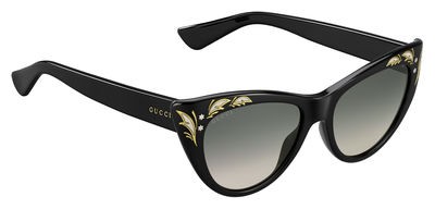 Gucci Gucci 3806/S Sunglasses, 0807(DX) Black