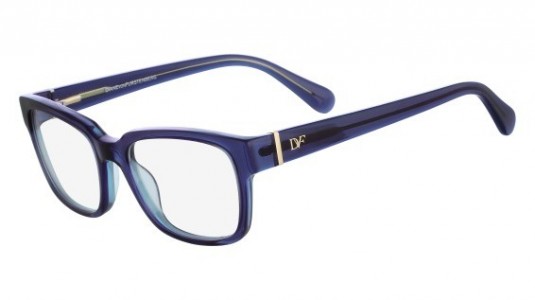 Diane Von Furstenberg DVF5081 Eyeglasses, (435) LAPIS CRYSTAL