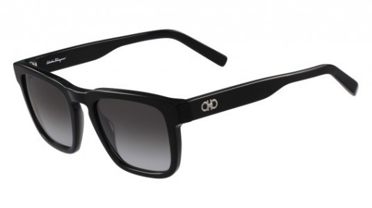 Ferragamo SF827S Sunglasses, (001) BLACK