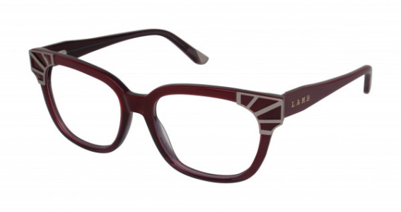 L.A.M.B. LA003 Eyeglasses, Burgundy (BUR)