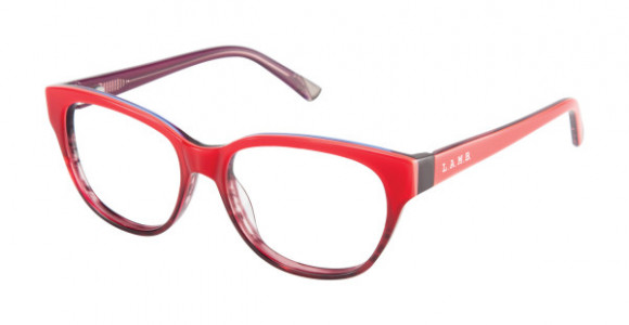 L.A.M.B. LA014 Eyeglasses, Red (RED)