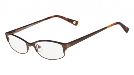 Marchon M-CARRIAGE Eyeglasses, (210) BROWN