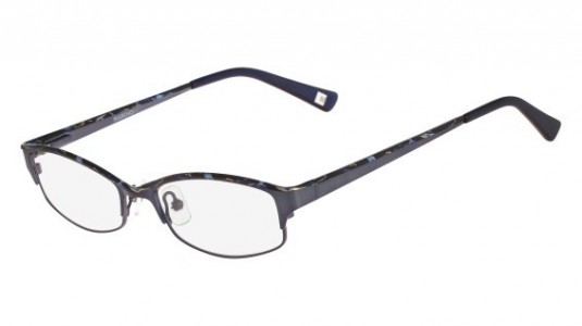 Marchon M-CARRIAGE Eyeglasses, (434) BLUE STORM