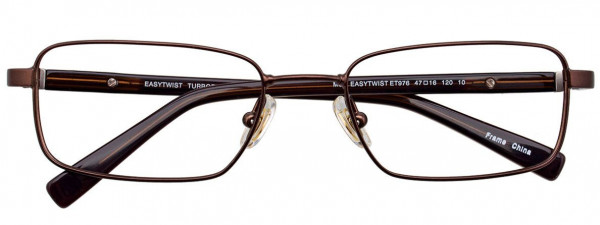 EasyTwist ET976 Eyeglasses, 010 - Satin Dark Brown