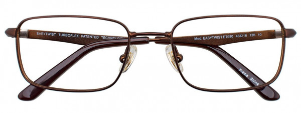 EasyTwist ET980 Eyeglasses, 010 - Satin Brown