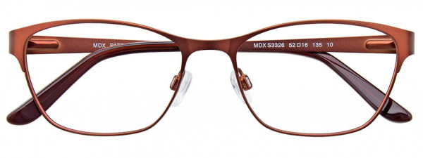 MDX S3326 Eyeglasses, 010 - Satin Brown