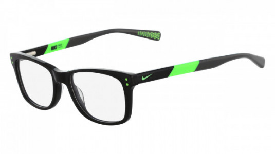 Nike NIKE 5538 Eyeglasses, (001) BLACK-FLASH LIME