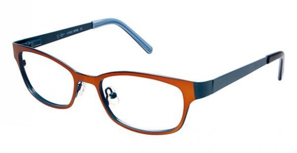 Jessica Simpson J1022 Eyeglasses, BRBL Brown/Blue