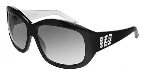 Jessica Simpson J601 Eyeglasses, OXWH Black/White