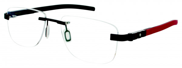 Charriol SP23026A Eyeglasses, C7 BLACK/RED