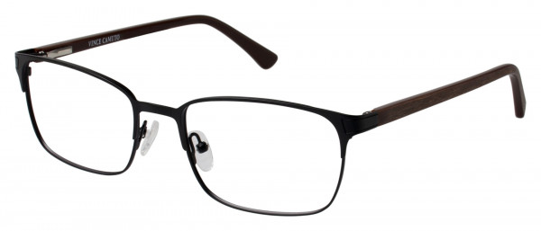 Vince Camuto VG147 Eyeglasses, BLK BLACK /OAK