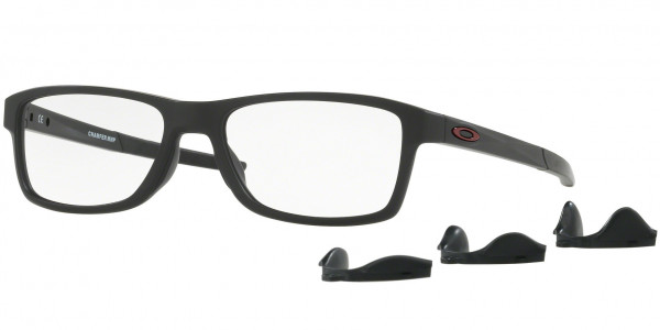 Oakley OX8089 CHAMFER MNP Eyeglasses, 808901 SATIN BLACK (BLACK)