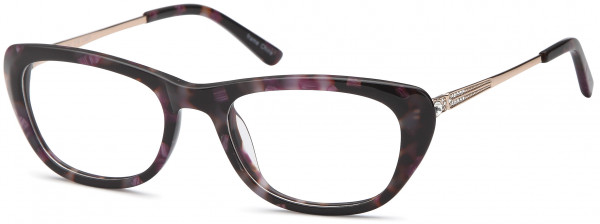 Di Caprio DC318 Eyeglasses, Demi Purple