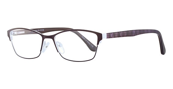 COI La Scala 832 Eyeglasses, Eggplant/White