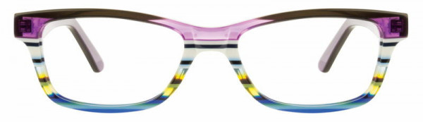 David Benjamin Dreamer Eyeglasses, 3 - Purple / White Stripe