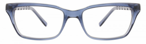 Cote D'Azur Boutique-202 Eyeglasses, 2 - Navy / Silver