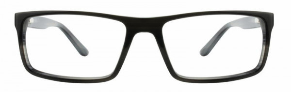 Adin Thomas AT-348 Eyeglasses, 1 - Black / Gray Horn